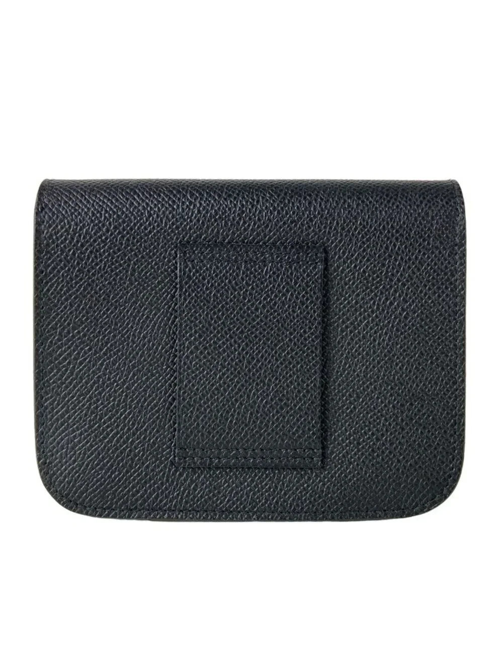Hermes Wallet Constance Slim Black Gold